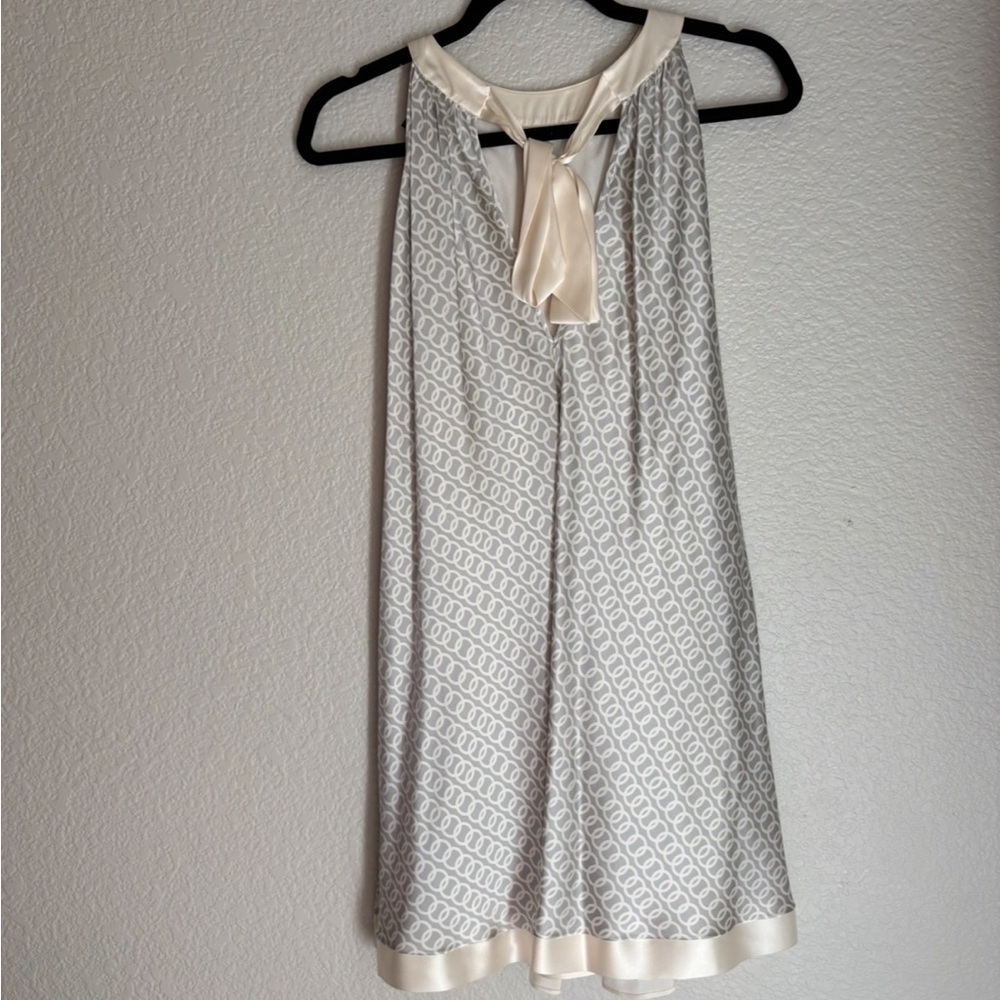 Arden B Silk Dress Silver Small NWT